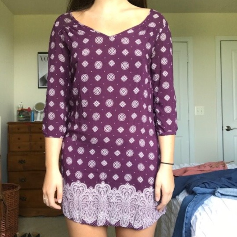H&M Long Sleeve Shift Dress
